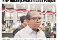 Bandar Lampung, BP
Penjabat (Pj) Gubernur Lampung Samsudin
mengingatkan pentingnya revitalisasi rice milling
plant (RMP) milik pemerintah untuk mendukung
kebijakan swasembada pangan di Lampung. "Di
Lampung, tepatnya di kawasan transmigrasi
terdapat tiga rice milling plant yang sudah
dibangun oleh pemerintah dengan kapasitas 10
ton per jam," ujar Samsudin, di Bandarlampung,
Sabtu (4/1/2025).
Ia mengatakan ketiga RMP tersebut saat ini
sedang tidak beroperasi, karena biaya
operasionalnya sangat tinggi dan pengelola tidak
mampu memenuhi biaya operasional yang
dibutuhkan. "Sehingga kami mengusulkan untuk
ada kegiatan revitalisasi rice milling plant tersebut.
Sekaligus ada kegiatan penguatan kelembagaan
pengelolaan, agar rice milling plant tersebut dapat
dimanfaatkan kembali untuk penyediaan
ketahanan pangan," katanya.
Samsudin menjelaskan ketiga fasilitas yang
dibangun oleh pemerintah itu ada di Desa
Wonosari, Kecamatan Mesuji Timur, Kabupaten
Mesuji dengan luasan pabrik mencapai 800 meter
persegi dan luas gudang 900 meter persegi.
"Rice milling plant selanjutnya ada di Desa
Andalas Cermin, Kecamatan Rawa Pitu,

Kabupaten Tulangbawang dengan luas pabrik
2.500 meter persegi dan luas gudang 7.500 meter
persegi," ujar dia lagi.
Kemudian, fasilitas berikutnya ada di Desa
Nuar Maju, Kecamatan Buay Bahuga, Kabupaten
Way Kanan dengan luas pabrik 600 meter persegi.
"Dengan adanya revitalisasi serta penguatan
kelembagaan terhadap rice milling plant yang
sudah dibangun oleh pemerintah, diharapkan
dapat mendukung pencapaian swasembada
pangan di daerah dengan cepat," katanya pula. (*)


