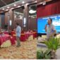 MUNIZAR, Wakil Ketua Bidang Pendidikan PWI Lampung saat memberi materi Prinsip Dasar Jurnalisme dan Penulisan Berita kepada peserta bimtek SANTIAJI JURNALISTIK dan KEHUMASAN BONGKAR POST GROUP 2025 Bertempat di Ballroom Hotel Horison, Sabtu (18/10/2025)