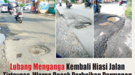 Penampakan Jalan Tirtayasa Sukabumi./kolase photo. sc: Harian Bongkar Post