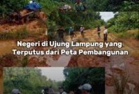 Wakil Bupati Pesisir Barat A. Zulqoini Syarif, SH meninjau langsung jalan yang digunakan masyarakat untuk menuju Pekon Way Haru Kecamatan Bangkunat dari pintu masuk Pekon Sumber Rejo Kecamatan Bangkunat.(08/2026) photo Istimewa