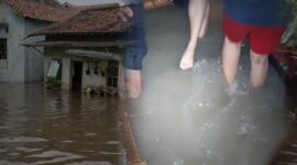 Rumah warga (wartawan) terdampak banjir/photo.Istimewa