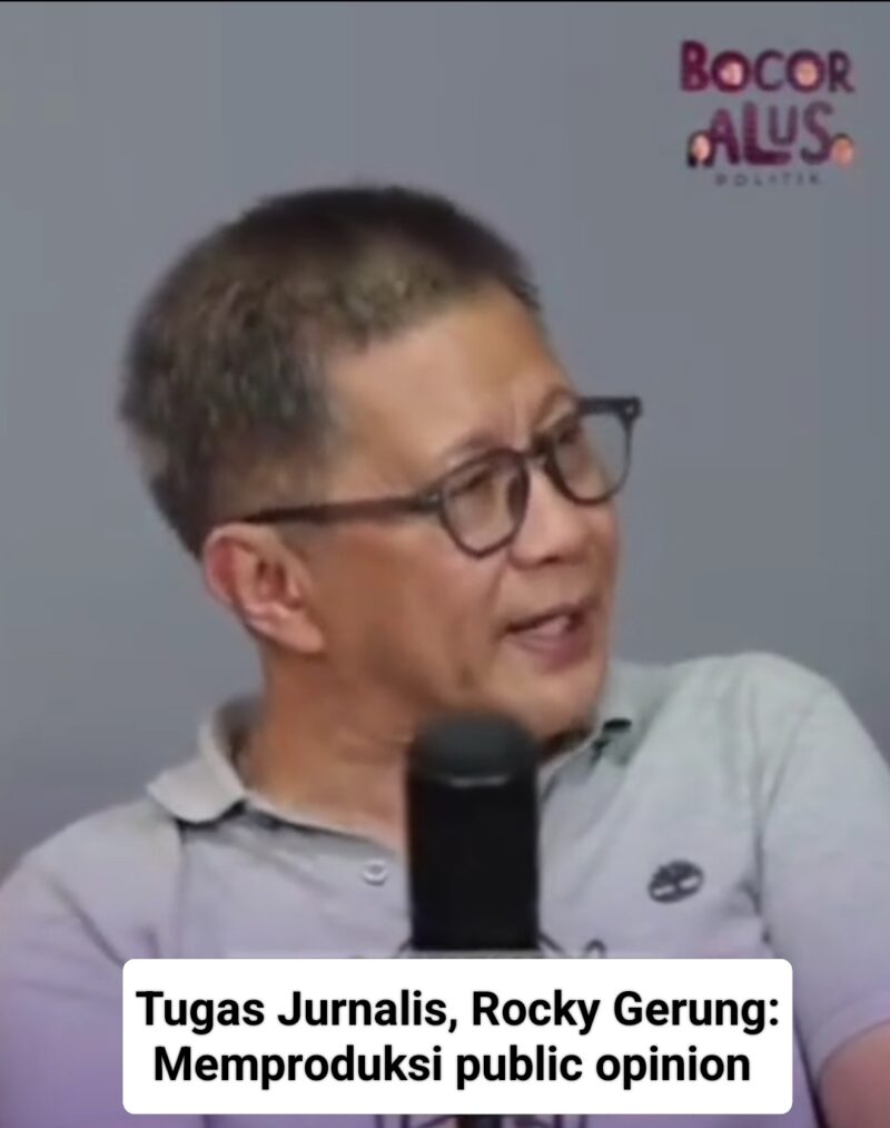 Rocky Gerung, dalam podcast Bocor Alus Politik/ photo tangkapan layar
