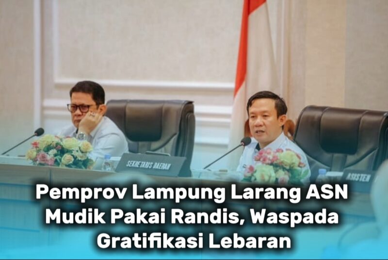 Sekretaris Daerah Provinsi Lampung, Dr. Marindo Kurniawan, menegaskan bahwa langkah ini bertujuan menjaga aset negara./photo.Istimewa