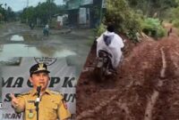 Bupati Lampung Barat Parosil Mabsus (insert)/ kolase.photo tangkapan layar 