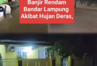 Rumah Warga Terendam Banjir Bandang, Selasa (14/4/2026)./Kolase.photo.Ist