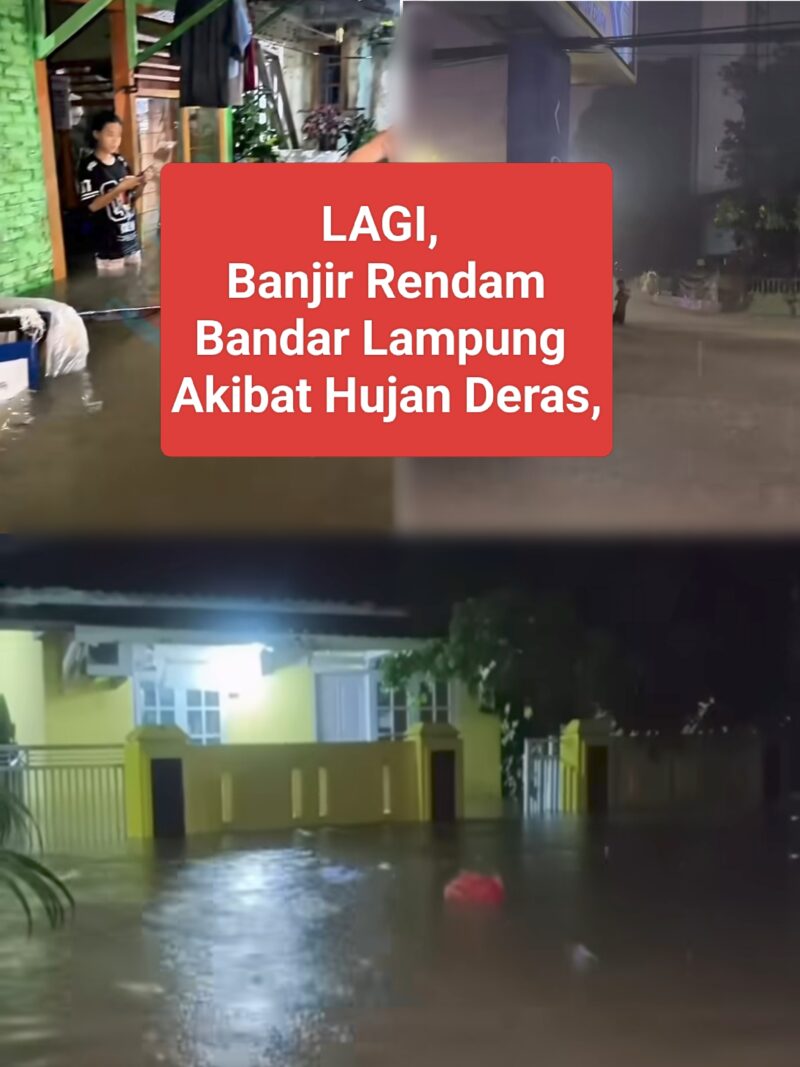 Rumah Warga Terendam Banjir Bandang, Selasa (14/4/2026)./Kolase.photo.Ist