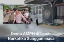 Suasana perusakan fasilitas pasca demo AMPH di Lapas Narkotika Sungguminasa Gowa./tangkapan layar