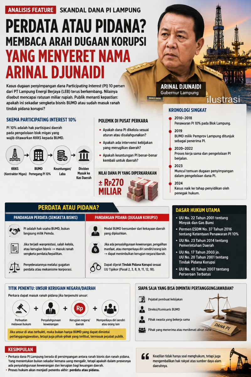 Kolase (inzert) Mantan Gubernur Lampung, Arinal Djunaidi