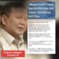 PRABOWO SUBIANTO, Presiden RI/ photo.Dok Istimewa 