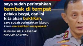 Kapolda Lampung, Helfi Assegaf/ photo:.Dok.Istimrwa