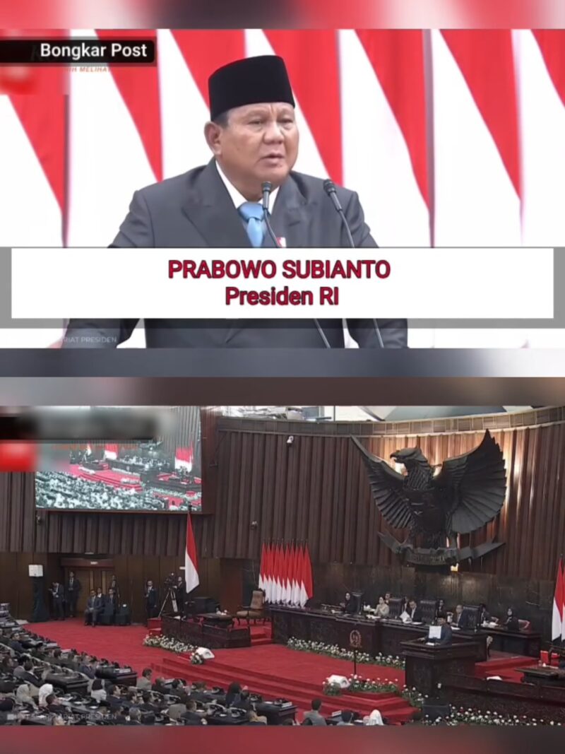 Presiden Prabowo Hadiri Rapat Paripurna DPR RI dengan Agenda Penyampaian KEM-PPKF, di Jakarta Rabu (20/5/2026)/ Kolase foto: Dok. Istimewa 