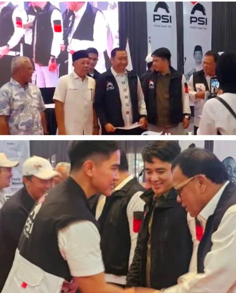 AMUNISI BARU PSI: Kaesang Pangarep Resmikan Bergabungnya Empat Tokoh Politik Lampung ke PSI/foto Istimewa 