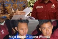 Wakil Presiden Gibran Rakabuming Raka secara mendadak membuka pintu gerbang timur istana bagi 15 perwakilan mahasiswa yang menggelar unjuk rasa besar-besaran di ibu kota, Senin (15/6/2026) sore./foto: Dok