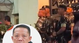 Tampak prajurit TNI berjaga di sekitar kediaman pribadi Jaksa Agung Muda Tindak Pidana Khusus (Jampidsus) Kejaksaan Agung Febrie Adriansyah di Jalan Radio I, Kramat Pela, Kebayoran Baru, Jakarta Selatan, Rabu (8 /7/2026) malam/ kolase foto istimewa 