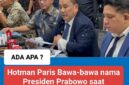 Hotman Paris (no 2 dari kanan) saat konferensi pers di gedung bundar Kejagung, Jumat (17/7/2026)/ foto: istimewa 