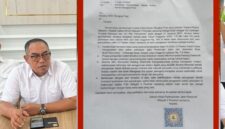 Toto Suharto. Surat klarifikasi (insert)/foto Istimewa 