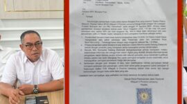 Toto Suharto. Surat klarifikasi (insert)/foto Istimewa 